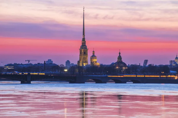 Rusya Petersburg Peter Paul Kalesi Nin Manzarası — Stok fotoğraf