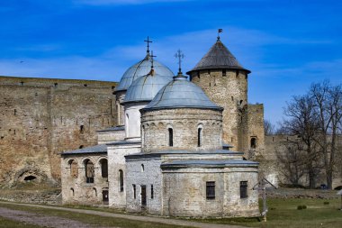 Rusya. Ivangorod kalesi. Kilise