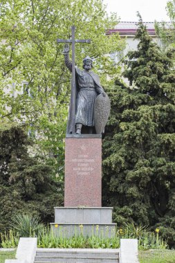 Kırım. Sivastopol. Heykel Prens Vladimir