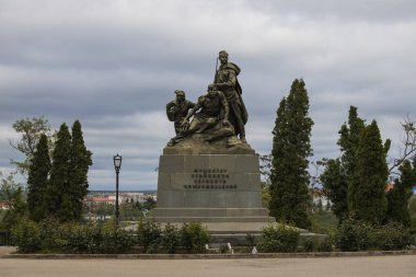 Kırım. Sivastopol. Komsomol üyeleri anıtı