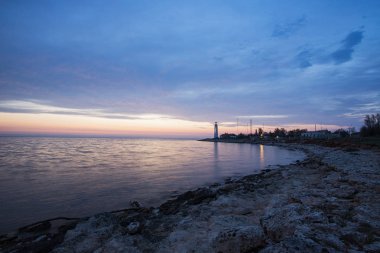 Kırım. Sivastopol. Cape Khersones üzerinde Lighthouse