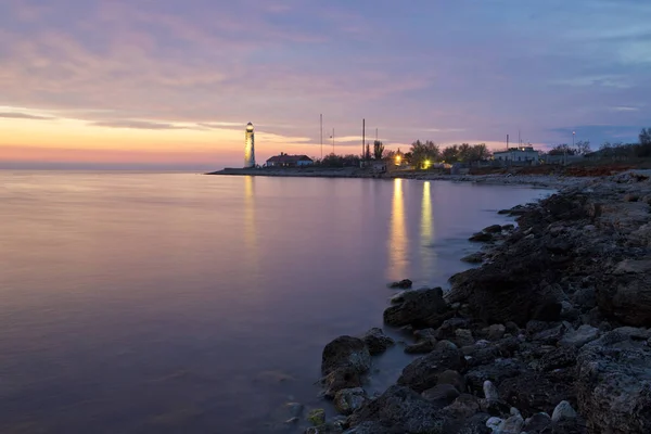 Crimea Sebastopoli Faro Capo Khersones — Foto Stock