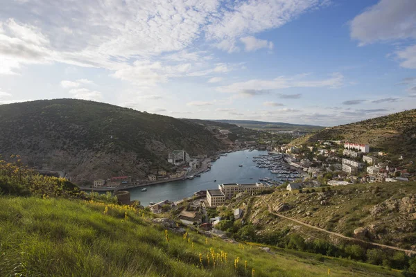 Krim Sewastopol Sturmhaube Blick Auf Die Bucht — Stockfoto