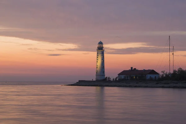 Crimée Sébastopol Mer Noire Phare Sur Cap Khersones — Photo