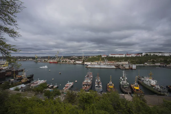 Crimea Sevastopol Sea Port — Stock Photo, Image