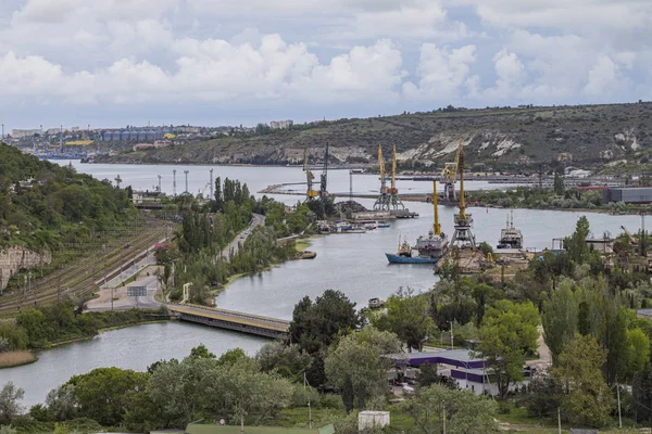 Crimea Sevastopol Sea Port — Stock Photo, Image