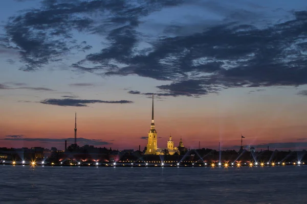 Russland Petersburg Blick Auf Die Peter Und Paul Festung — Stockfoto