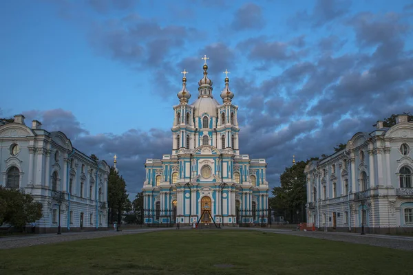 Ryssland Petersburg Smolny Katedral — Stockfoto