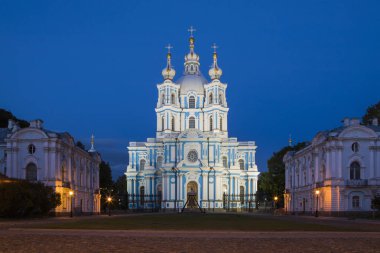 Rusya. St. Petersburg. Smolny katedral