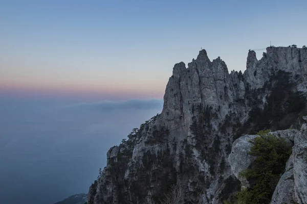 Crimea Mount Petri Sunset — Stock Photo, Image