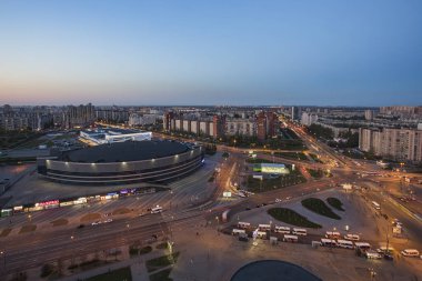 St. Petersburg 'da. Üst Manzara Buz Sarayı