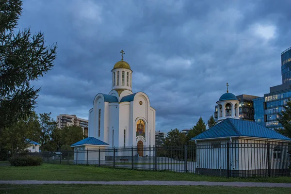 Росія Санкт Петербург Церква Успіння Благословенної Діви Марії — стокове фото