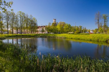 - Rusya. Peterhof. Gotik istasyon New Peterhof
