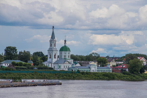 Russia. Tver. Church of the Great Martyr Catherine of the St. Catherine Convent at dawn