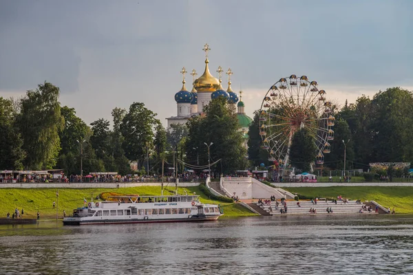 Rússia Catedral Spaso Preobrazhensky Roda Gigante — Fotografia de Stock