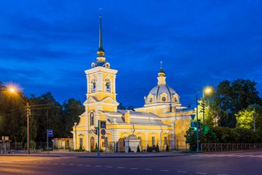St. Petersburg 'da. Kızıl Köy. Kutsal Üçlü Kilisesi
