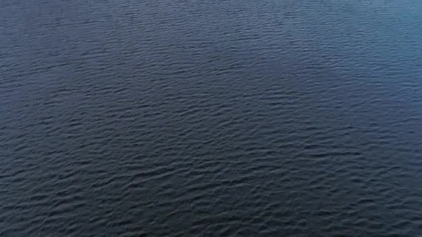 Пташиного Польоту Метал Міст Spanning Великих Річок Краєвид Переглядів — стокове відео