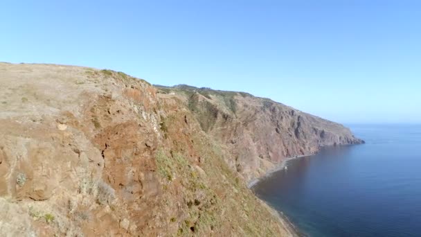 Barron Coastline Island Madeira — Stock Video