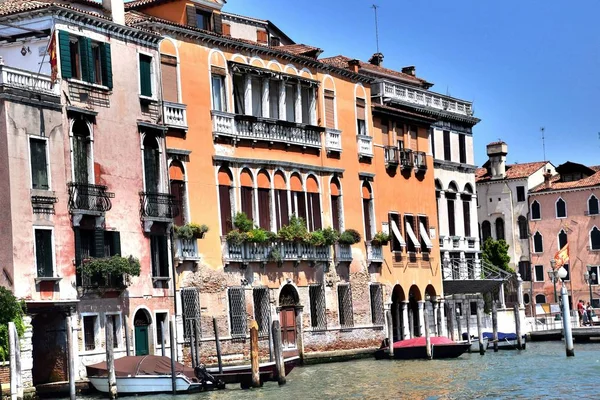 Veneza Uma Cidade Histórica Patrimônio Mundial Localizada Nas Ilhas Lagoa — Fotografia de Stock