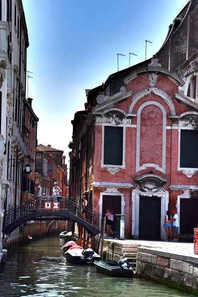 Veneza Uma Cidade Histórica Patrimônio Mundial Localizada Nas Ilhas Lagoa — Fotografia de Stock