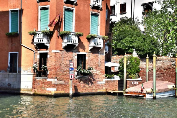 Veneza Uma Cidade Histórica Patrimônio Mundial Localizada Nas Ilhas Lagoa — Fotografia de Stock