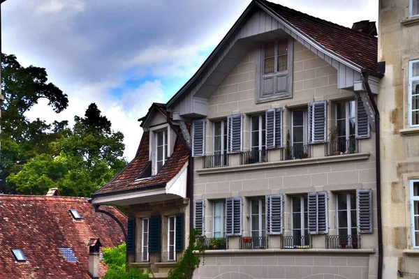 Bern Administratieve Hoofdstad Politieke Centrum Van Zwitserland Het Gewoon Een — Stockfoto