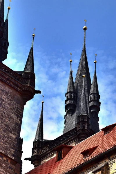 Prag Ist Die Hauptstadt Der Tschechischen Republik Die Schönheit Prags — Stockfoto