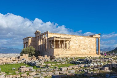Erechtheum, Tanrıça Athena Poliade adanmış tapınak görünümü