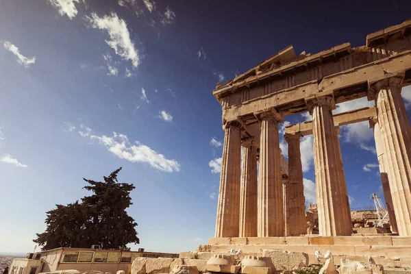 View of the eastern side of the Parthenon — Stock Photo, Image