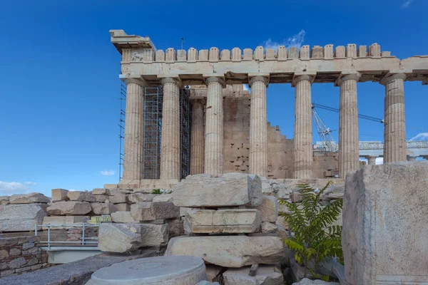 View of the southern side of the Parthenon — Stock Photo, Image