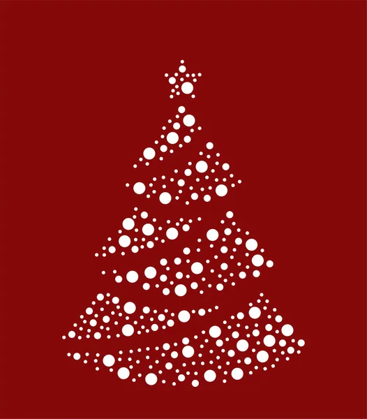 Simple árbol de navidad para corte láser. Plantilla para corte por láser. — Archivo Imágenes Vectoriales