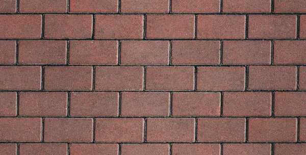 Old red brick wall seamless texture background — Stock Photo, Image