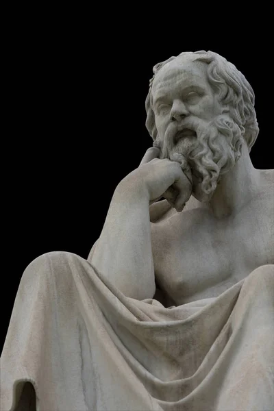 Classic Statue Socrates Close — Stock Photo, Image