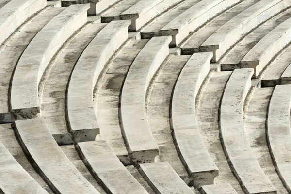 Mramorové Schody Panathénajského Stadionu — Stock fotografie