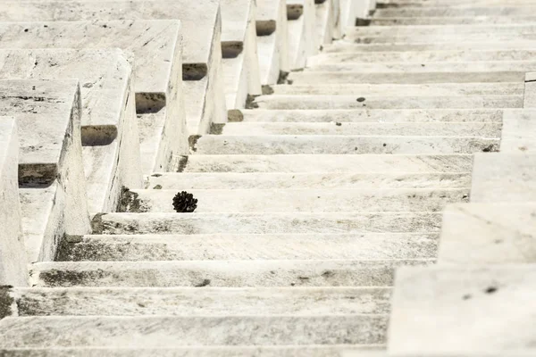 Mramorové Schody Panathénajského Stadionu — Stock fotografie