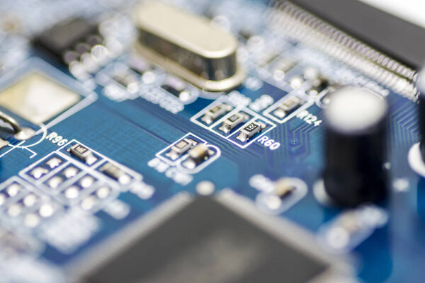 microchips on a board