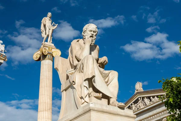 Estátua clássica Sócrates — Fotografia de Stock