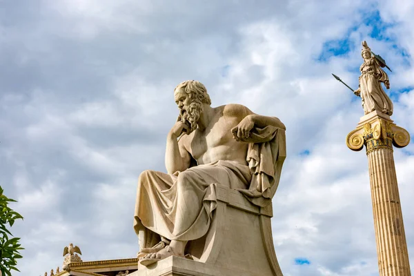 Estátua clássica Sócrates — Fotografia de Stock