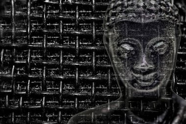 Küçük buda heykelciğinin yüzü