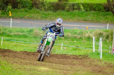 Dalways Bawn Motocross, Moto-X, Olay, 16 Nisan 2011, Carrickfergus, County Antrim, İngiltere