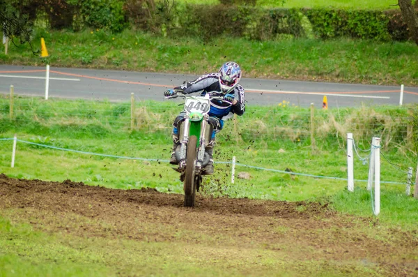 Dalways Bawn Motocross Moto Event April 16Th 2011 Carrickfergus County — Stock Photo, Image
