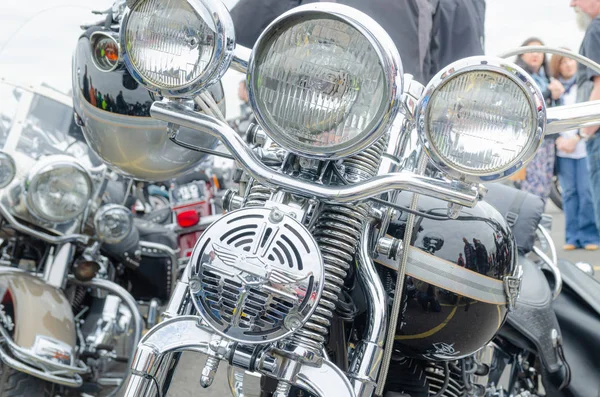 Ilustracyjny redakcyjnych: Harley Davidson stos i uchwyt barów — Zdjęcie stockowe