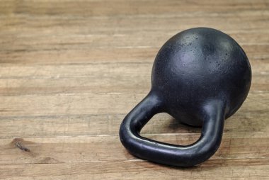 Ağır kettlebell siyah