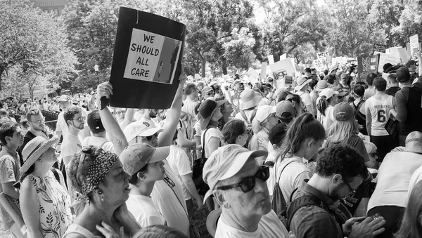 Washington Juni Deelnemers Aan Families Behoren Samen Rally Een Protest — Stockfoto