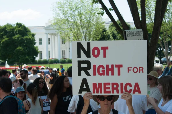 Washington June Participantes Nas Famílias Belong Juntos Reúnem Protesto Contra — Fotografia de Stock