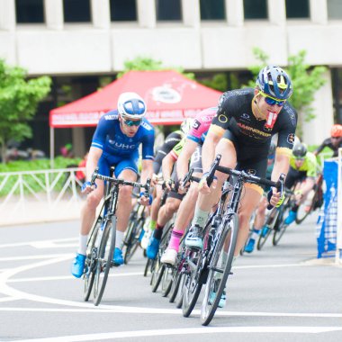 Arlington 10 Haziran: Bisikletçiler silahlı kuvvetleri Bisiklete binme Classic elit mens yarışta 10 Haziran 2018 üzerinde Arlington, Va rekabet 