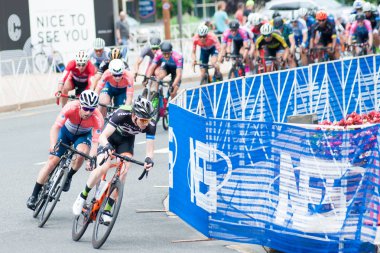 Arlington 10 Haziran: Bisikletçiler silahlı kuvvetleri Bisiklete binme Classic elit mens yarışta 10 Haziran 2018 üzerinde Arlington, Va rekabet 