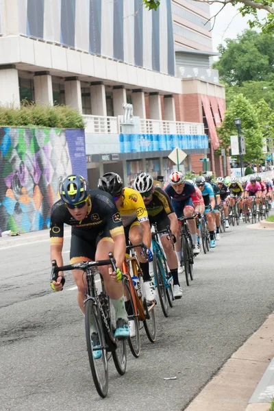 Arlington Giugno Ciclisti Gareggiano Nella Gara Maschile Elite Alle Forze — Foto Stock