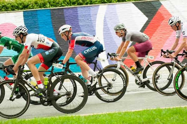 Arlington June Ciclistas Competem Corrida Elite Masculina Clássico Ciclismo Das — Fotografia de Stock