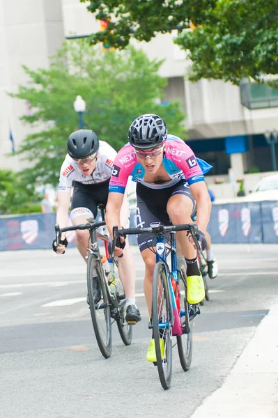 Arlington Junio Los Ciclistas Compiten Carrera Élite Para Hombres Clásico — Foto de Stock